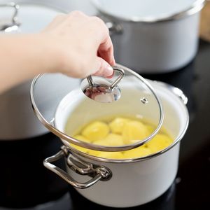 Emalia Pleszew Garnek emaliowany Primario szary 20 cm 4,1l Emalia Polska Pleszew 8