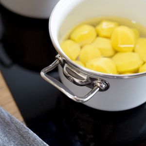 Emalia Pleszew Garnek emaliowany Primario szary 20 cm 4,1l Emalia Polska Pleszew 9