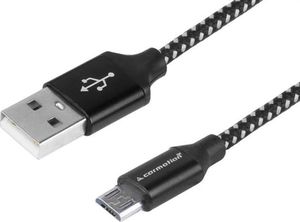 Kabel USB Carmotion USB-A - USB-C 3 m Czarny 1