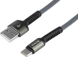 Kabel USB Myway USB-A - USB-C 2 m Czarny 1