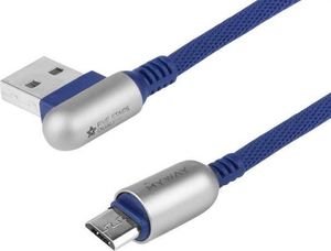 Kabel USB Myway USB-A - microUSB 1.2 m Niebieski 1