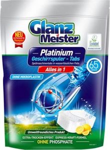GlanzMeister GlanzMeister Platinum Tabletki do zmywarki 65szt 1