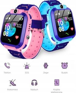 Smartwatch GoGPS K16S Różowy  (K16SPK) 4