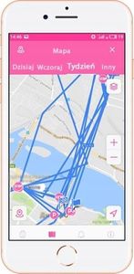 Smartwatch GoGPS K16S Różowy  (K16SPK) 7