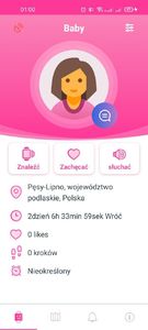 Smartwatch GoGPS K16S Różowy  (K16SPK) 10