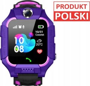 Smartwatch GoGPS K24 Fioletowy  (K24PR) 2