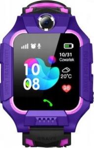 Smartwatch GoGPS K24 Fioletowy  (K24PR) 1