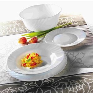 Bormioli Rocco KOMPLET ZESTAW SERWIS OBIADOWY EBRO 36EL 12 OSÓB 5