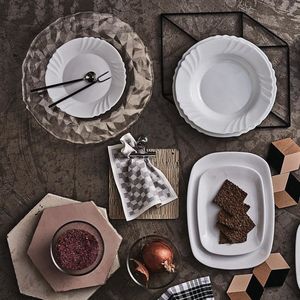 Bormioli Rocco KOMPLET ZESTAW SERWIS OBIADOWY EBRO 36EL 12 OSÓB 6