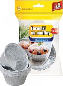 JAN Niezbędny Jan niezbędny Foremki aluminiowe do muffinek 10szt 1