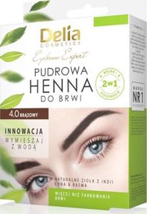 Delia Pudrowa henna do brwi 0.4 Brązowa 1