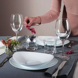 Bormioli Rocco KOMPLET ZESTAW SERWIS OBIADOWY PROMETEO 36EL 12OSO 2