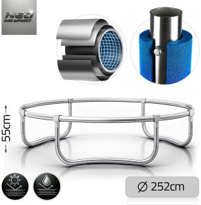 Trampolina ogrodowa Neo-Sport NS-08W181 z siatką wewnętrzną 8.5 FT 252 cm 4