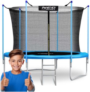 Trampolina ogrodowa Neo-Sport NS-08W181 z siatką wewnętrzną 8.5 FT 252 cm 13