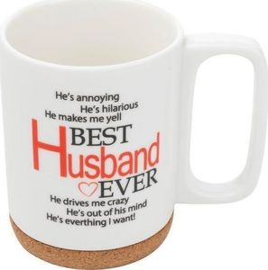 Florina Kubek na korkowej podstawce Florina Best Husband 280 ml 1