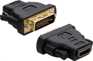 Adapter AV Akyga HDMI - DVI-I czarny (AK-AD-03) 2
