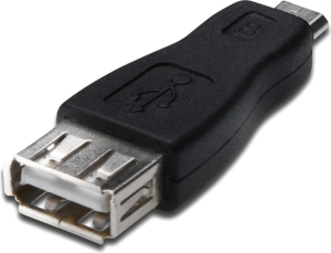Adapter USB Akyga microUSB - USB Czarny  (AK-AD-08) 2