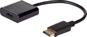 Adapter AV Akyga DisplayPort - HDMI czarny (AK-AD-11) 1