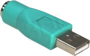 Adapter USB Akyga USB - PS/2 Zielony  (AK-AD-14) 1