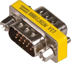 Adapter AV Akyga D-Sub (VGA) - D-Sub (VGA) żółty (AK-AD-19) 2