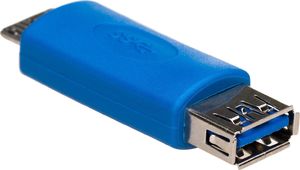 Adapter USB Akyga microUSB 3.0 - USB Niebieski  (AK-AD-25) 1