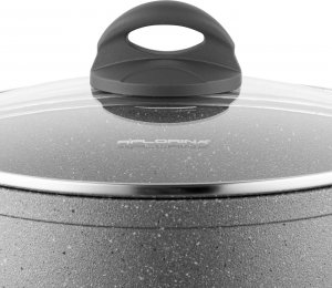 Florina Garnek aluminiowy Florina Lava Stone szary 24 cm 4 l 4