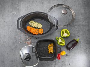 Florina Garnek aluminiowy Florina Chef kwadratowy 20 x 20 x 8 cm 2,6 l 4