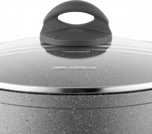 Florina Garnek aluminiowy Florina Lava Stone szary 20 cm 2,4 l 5