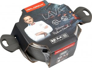 Florina Garnek aluminiowy Florina Lava Stone szary 20 cm 2,4 l 7