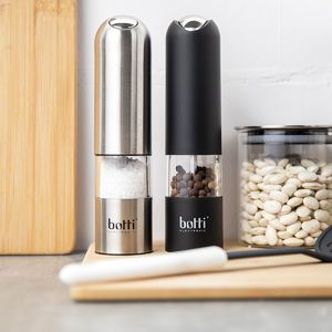 Młynek do przypraw Botti Elektryczny młynek do mielenia soli lub pieprzu Botti Electronic Premo stalowy czarny 3
