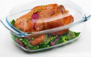 Termisil Naczynie żaroodporne Termisil gładkie prostokątne 5,2 l 2