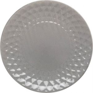 Florina TALERZ DIAMOND DESEROWY 19,5CM CIEMNOSZARY HAND MADE kod: 2PH-TAL-DIA/FD82DG-19 1