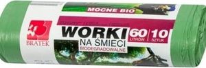 Bratek BRATEK Biodegradowalne worki 60L 10 szt. 2