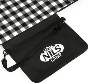 Nils Extreme NC2310 KOC PIKNIKOWY BIAŁO-CZARNY 300x200 CM PE + ALU NILS CAMP 7