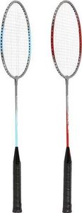 Nils Extreme NRZ002 STEEL / ZESTAW DO BADMINTONA 2 RAKIETY + LOTKA NILS 2