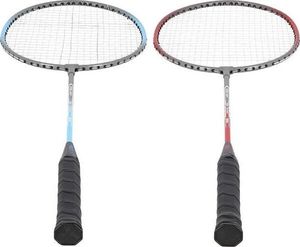 Nils Extreme NRZ002 STEEL / ZESTAW DO BADMINTONA 2 RAKIETY + LOTKA NILS 3
