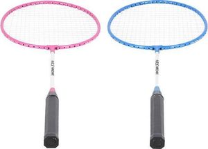 Nils Extreme NRZ001 STEEL / ZESTAW DO BADMINTONA 2 RAKIETY + LOTKA NILS 3