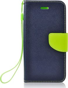 Kabura Fancy Book do SAMSUNG Galaxy J5 2016 granatowy / limonka 1
