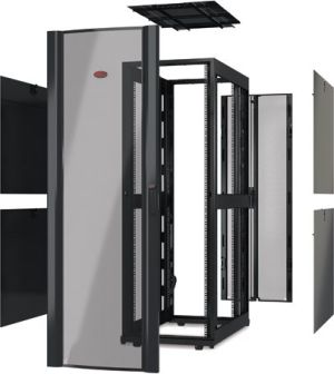 Szafa APC NetShelter SX, 48U, 600 x 1200, Czarny, Bez Drzwi (AR3307X610) 1