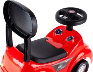 MalPlay Jeździk Chodzik Pchacz Auto Samochód Wyścigówka Sports Red 11