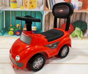 MalPlay Jeździk Chodzik Pchacz Auto Samochód Wyścigówka Sports Red 3