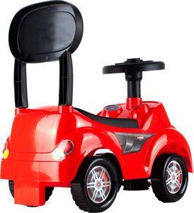 MalPlay Jeździk Chodzik Pchacz Auto Samochód Wyścigówka Sports Red 6