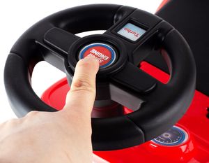 MalPlay Jeździk Chodzik Pchacz Auto Samochód Wyścigówka Sports Red 7