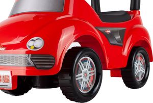 MalPlay Jeździk Chodzik Pchacz Auto Samochód Wyścigówka Sports Red 9