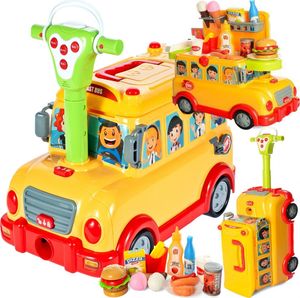 MalPlay Jeździk Pchacz Walizka dla dzieci Food Truck 1