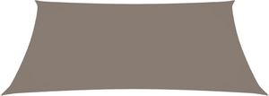 vidaXL Prostokątny żagiel ogrodowy, tkanina Oxford, 5x6 m, taupe 3