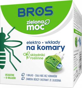 Bros Zielona Moc elektro + 10 wkładów na komary 1