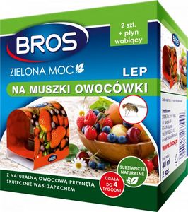 Bros Zielona Moc lep na muszki owocówki 2 szt. 1