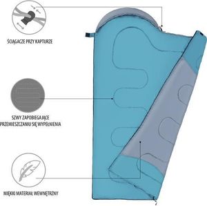 Nils Extreme Śpiwór M NC2008 Szaro-zielony 2