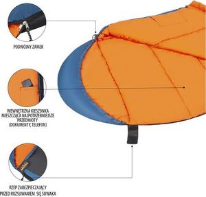 Nils Extreme NC2012 CZARNO-GRANATOWY ŚPIWÓR NILS CAMP 3